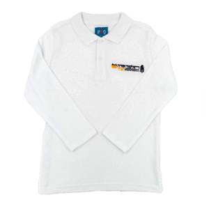 פולו אקווה לבן שרוול ארוך "צבאות מנחם"